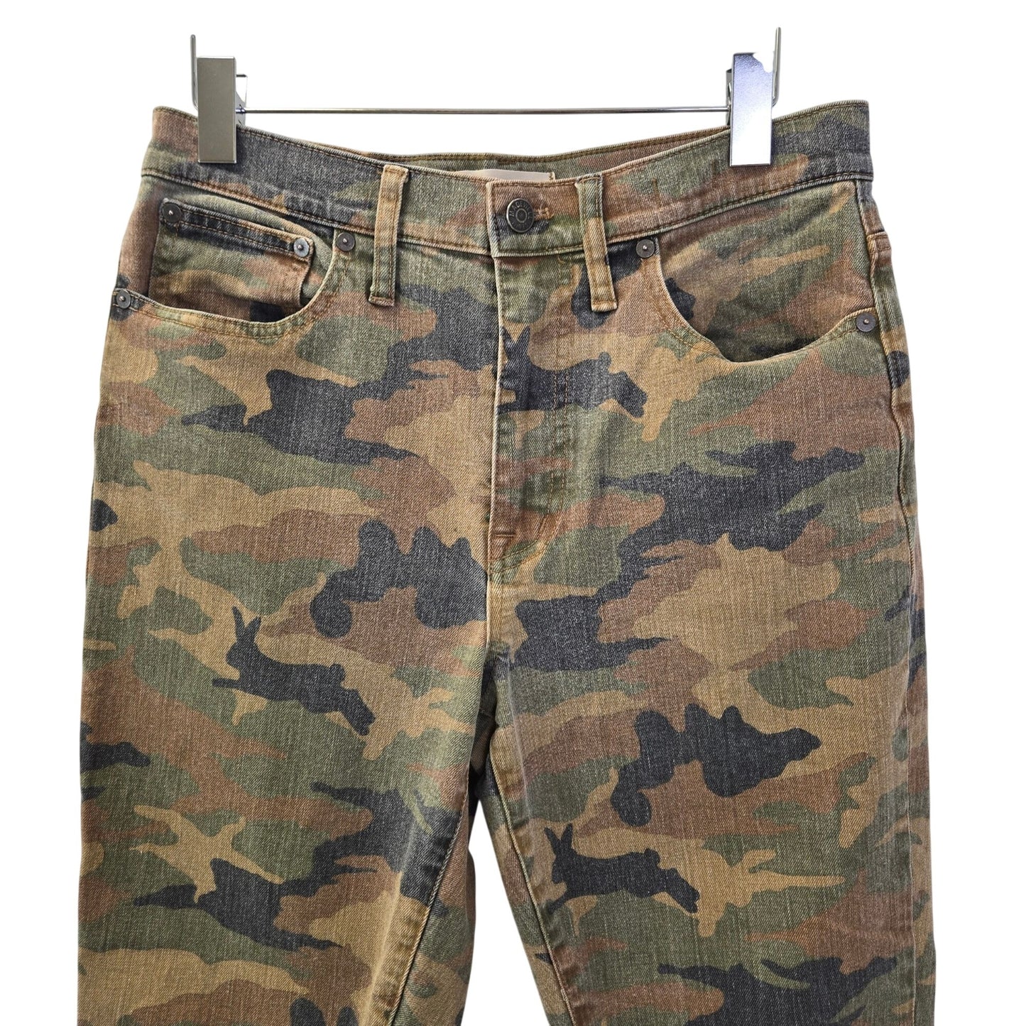 Madewell The High-Rise Slim Boyjean in Cottontail Camouflage Size 28 Tall