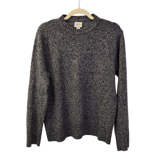 J. Crew Rugged Merino Wool Blend Crewneck Sweater Size Medium