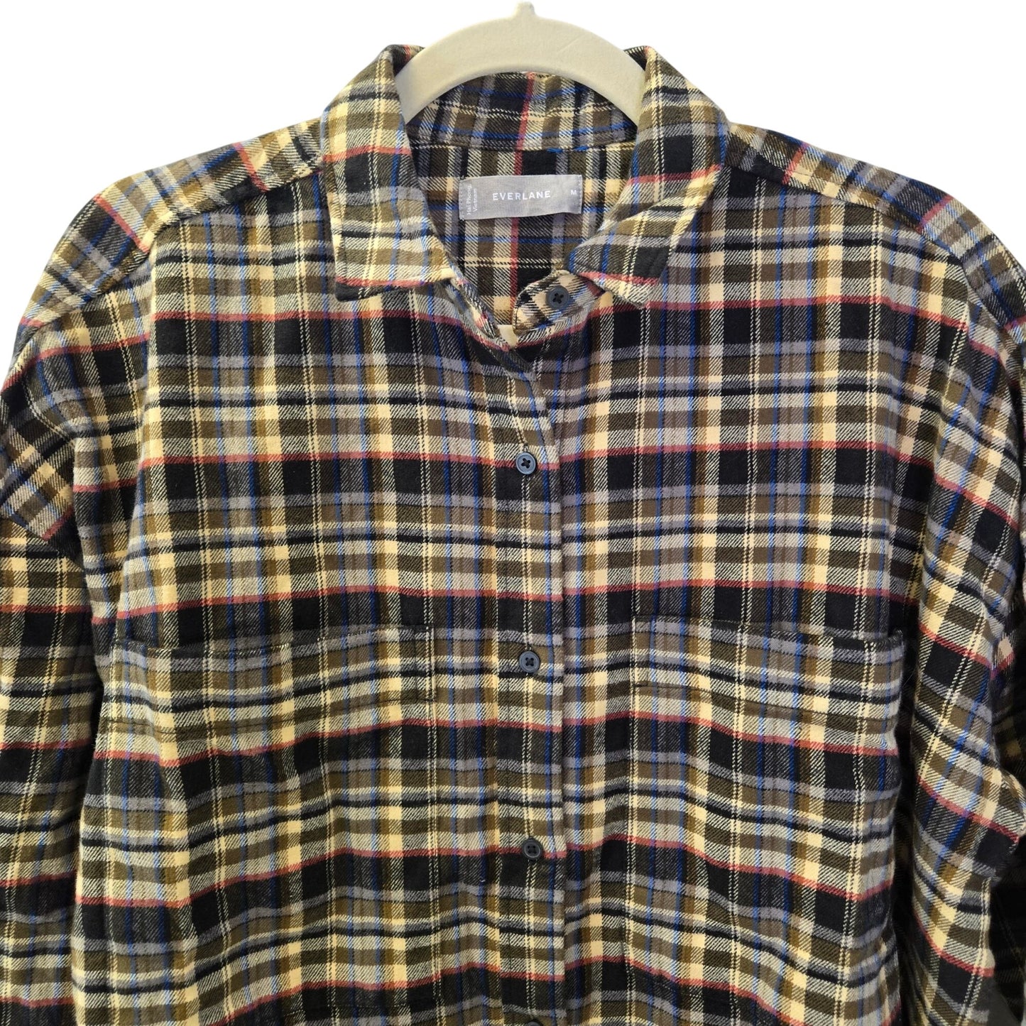 NWOT Everlane The Brushed Flannel Button Down Shirt Size Medium