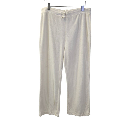 Talbots Petites Cropped Terry Cloth Athleisure Pants Size Medium Petite