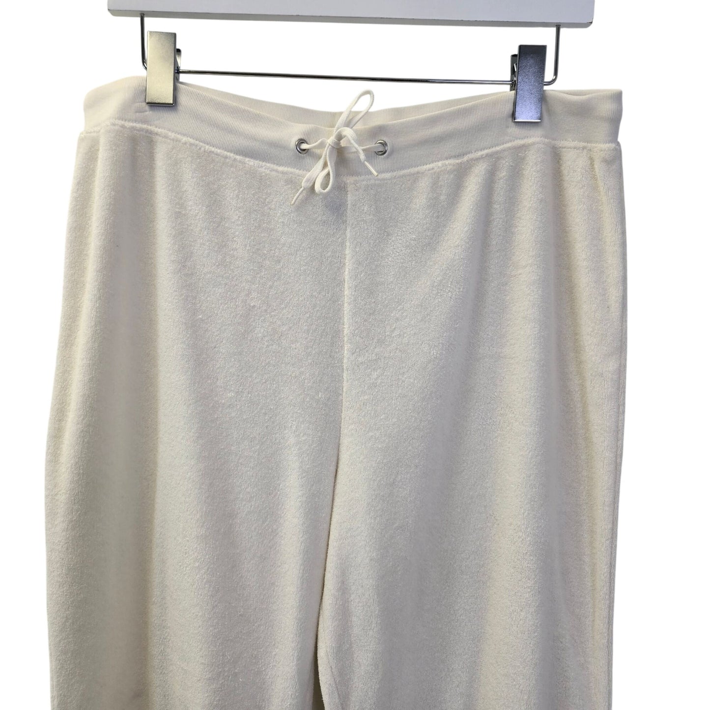 Talbots Petites Cropped Terry Cloth Athleisure Pants Size Medium Petite