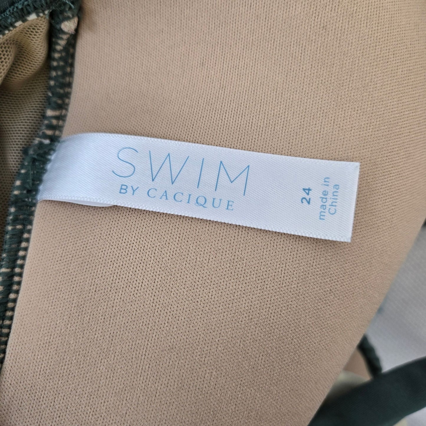 Swim by Cacique Padded Twist Detail Tankini Top Size 24