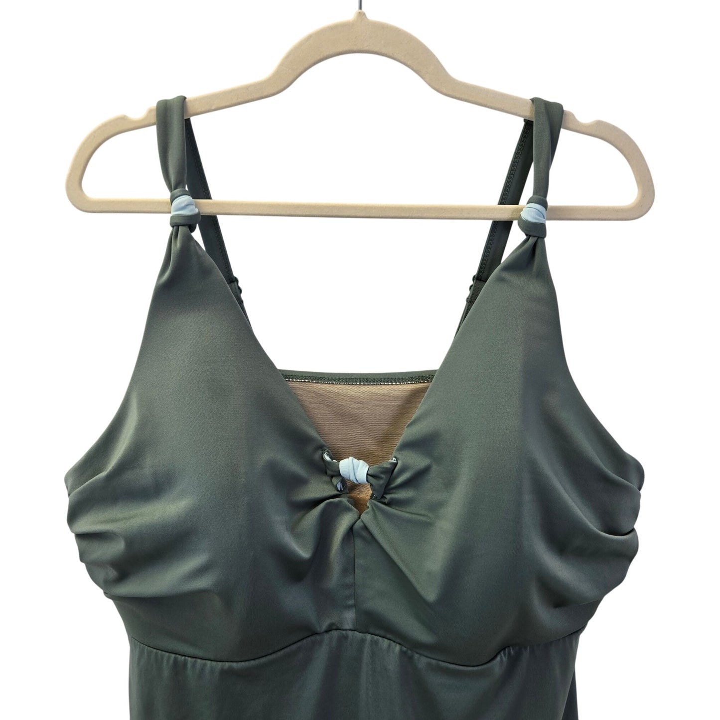 Swim by Cacique Padded Twist Detail Tankini Top Size 24