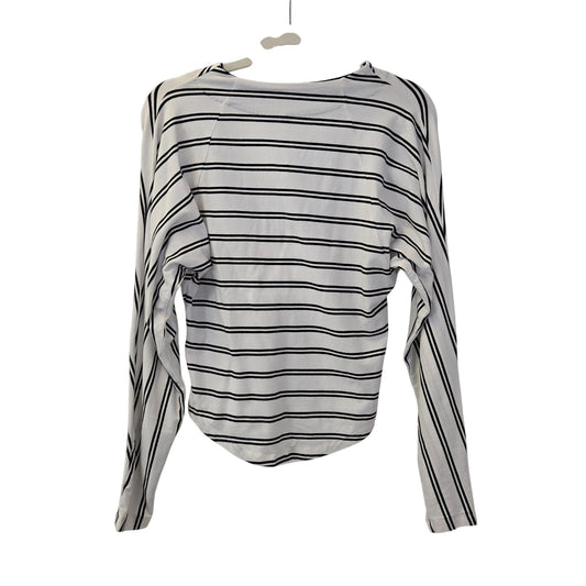 Free People Ardmore Striped Cutout Top with Dolman Sleeves Size XS