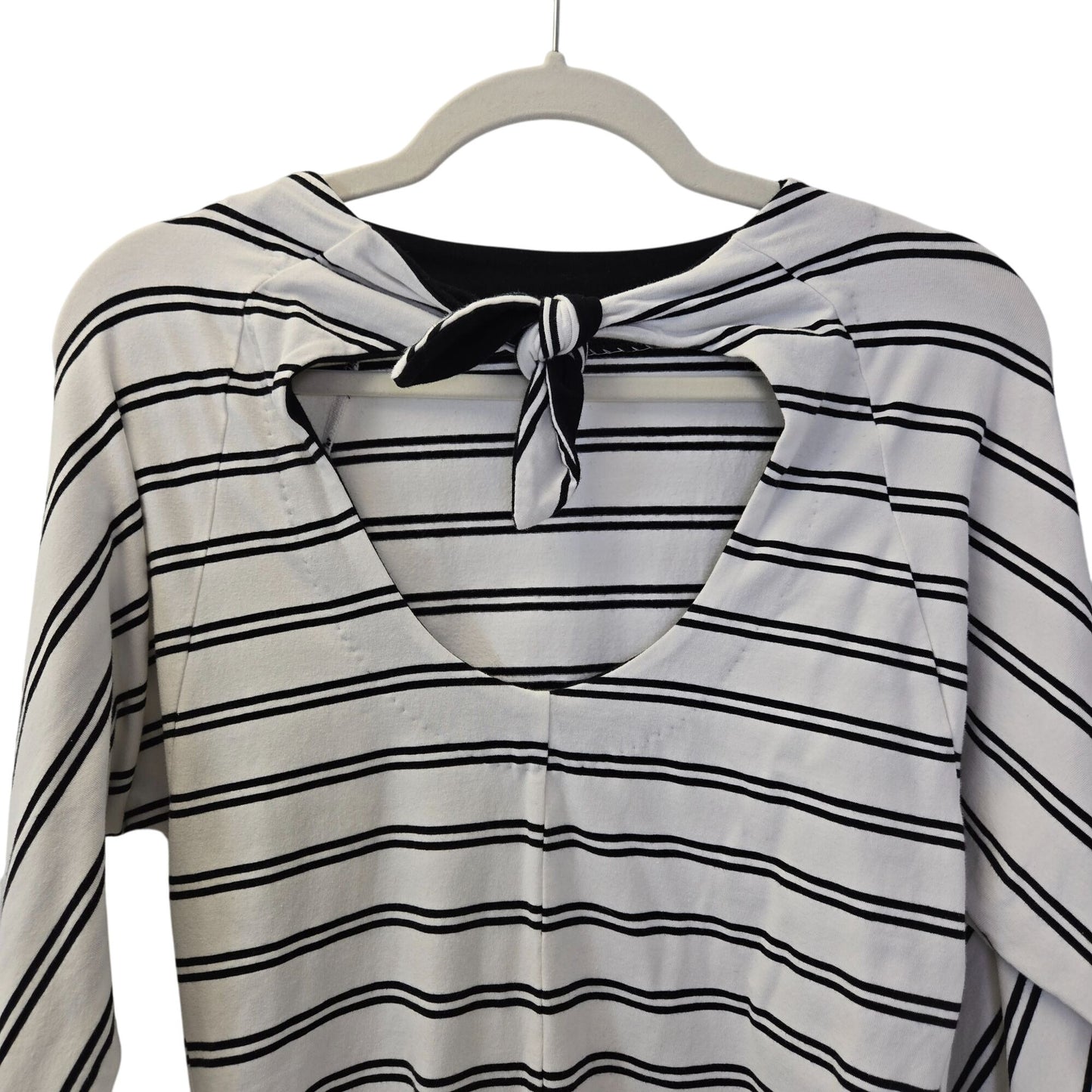 Free People Ardmore Striped Cutout Top with Dolman Sleeves Size XS