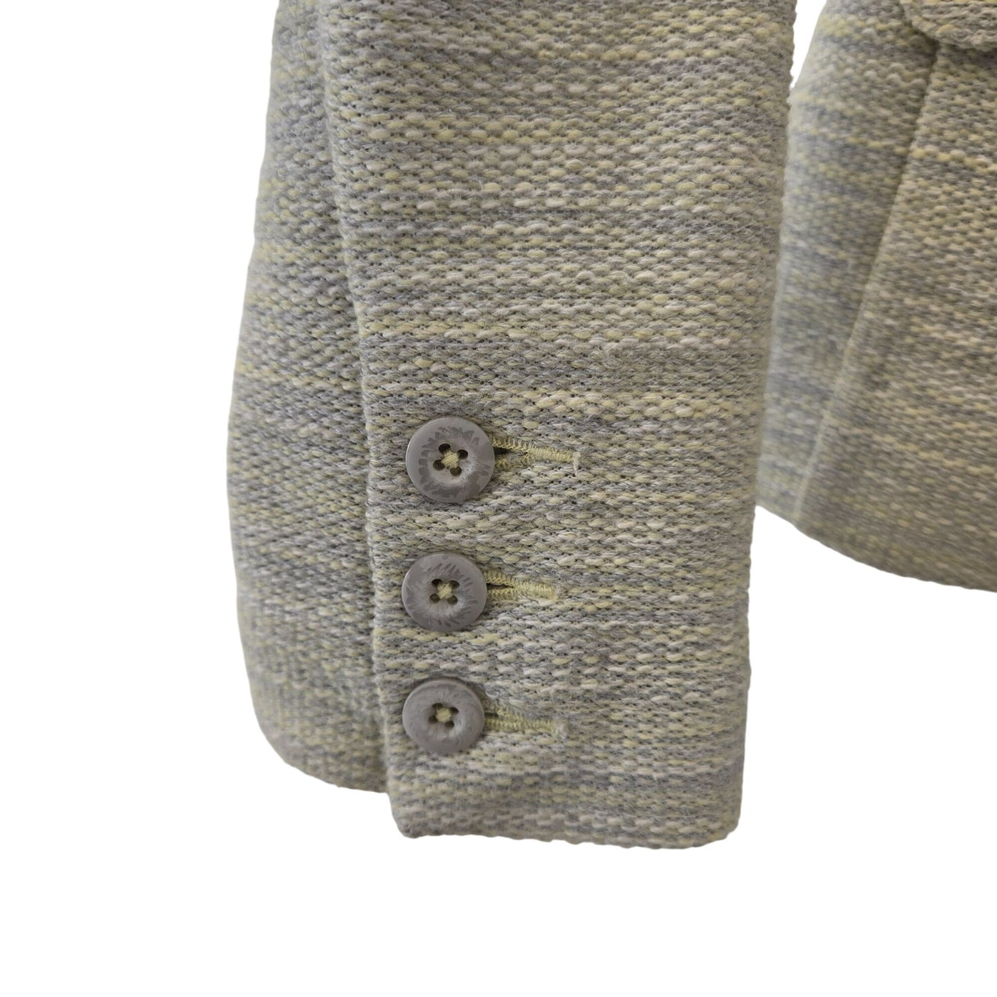 CAbi Lemon Zest Tweed One Button Blazer Style Size 6