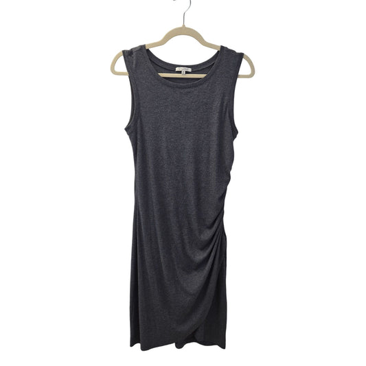 Z Supply Triblend Tulip Side Ruched Ribbed Dress Size Medium