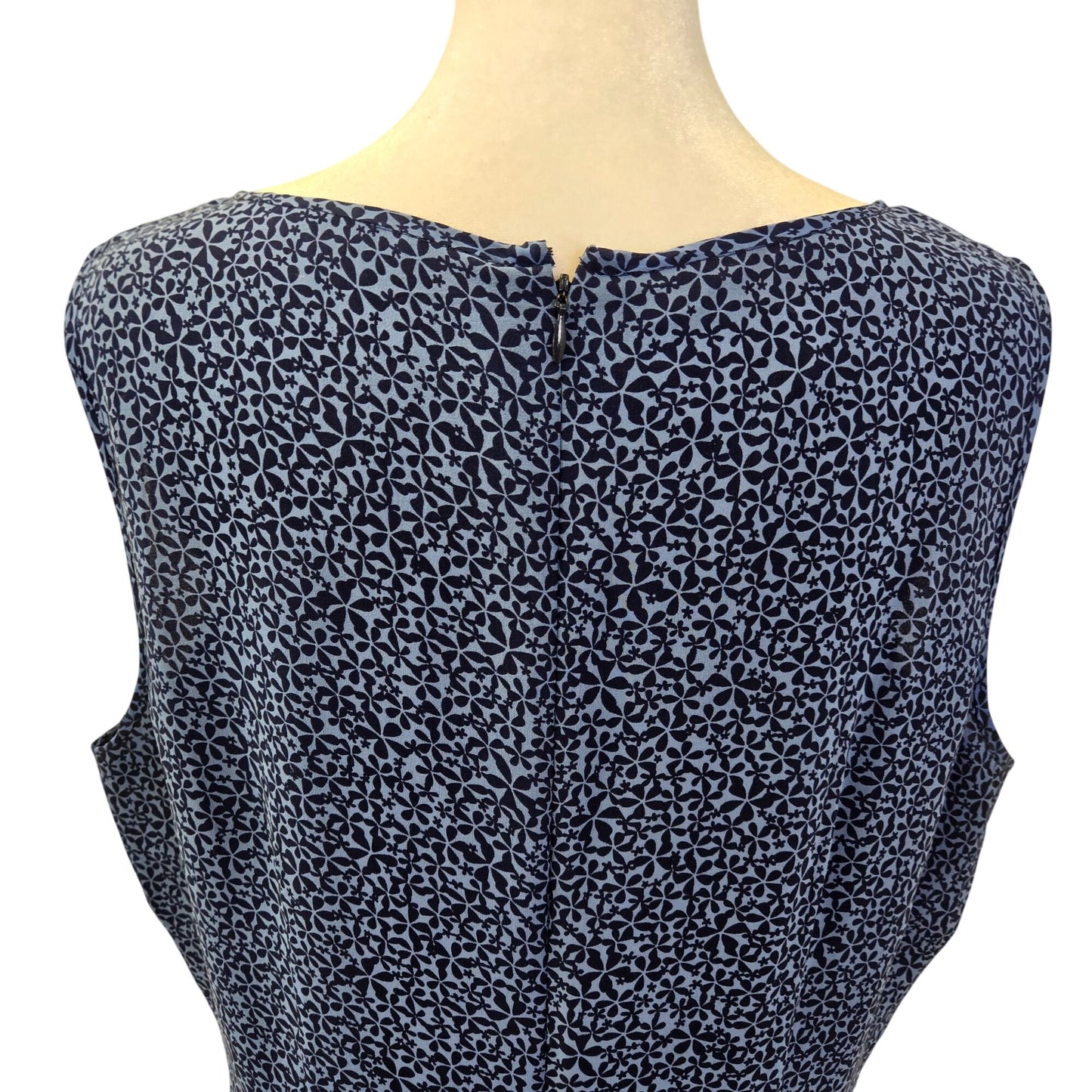 Talbots 100% Silk Floral Pleat Bodice Maxi Dress Size Medium (est)