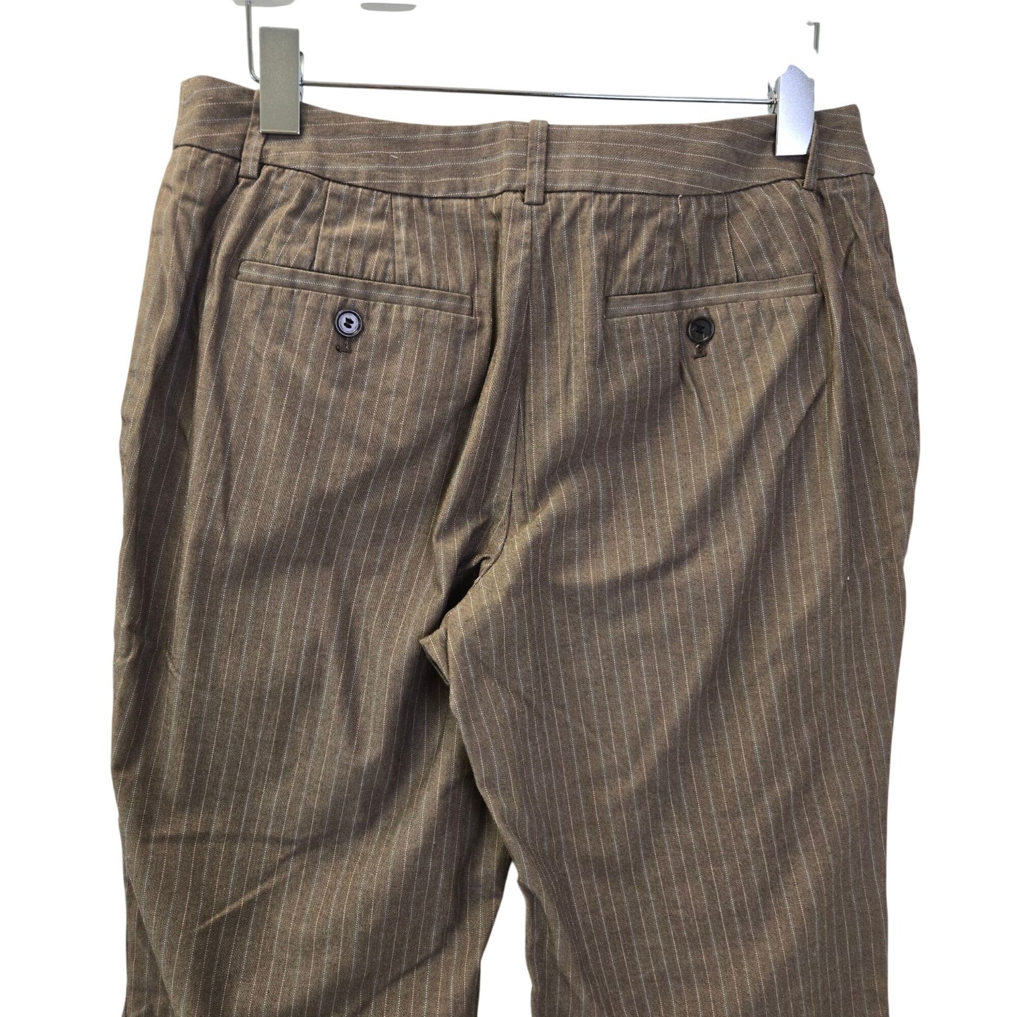 Loft Julie Pinstripe Flare Trouser Pants Size 8