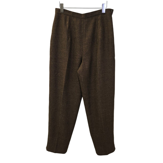 NWT Vintage Gianni Sport 100% Wool High Rise Aurora Trouser Pants Size 10/12