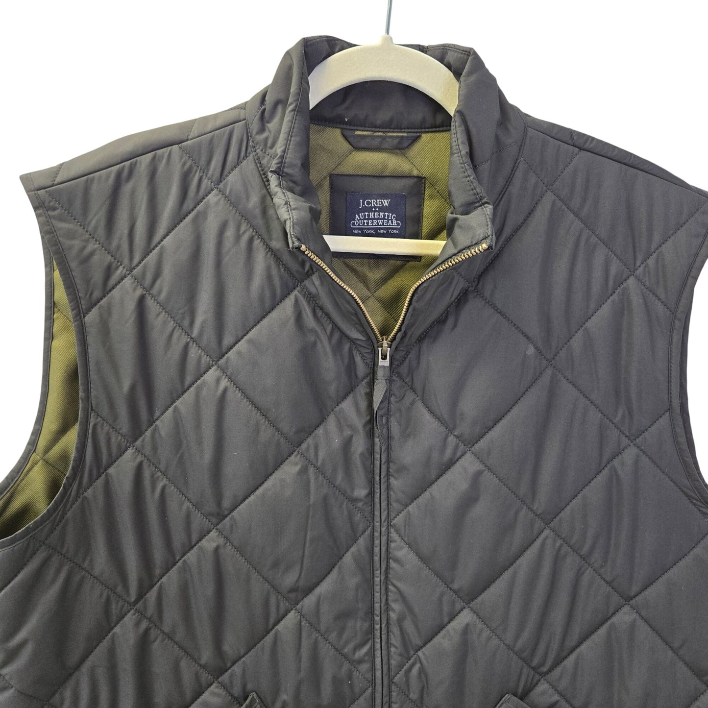 J. Crew Factory Quilted Field Vest Size XL