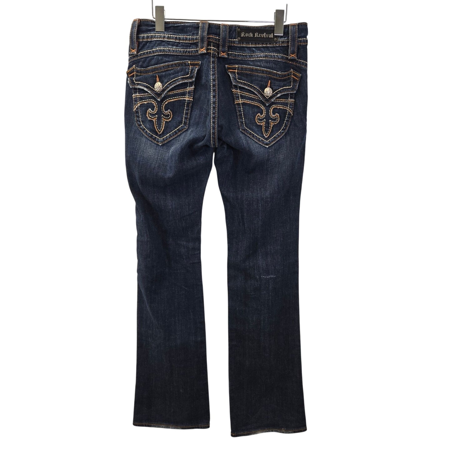 Rock Revival Patti Bootcut Distressed & Embellished Jeans Size 31