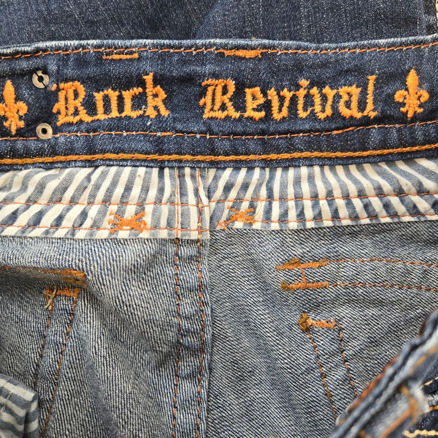 Rock Revival Patti Bootcut Distressed & Embellished Jeans Size 31