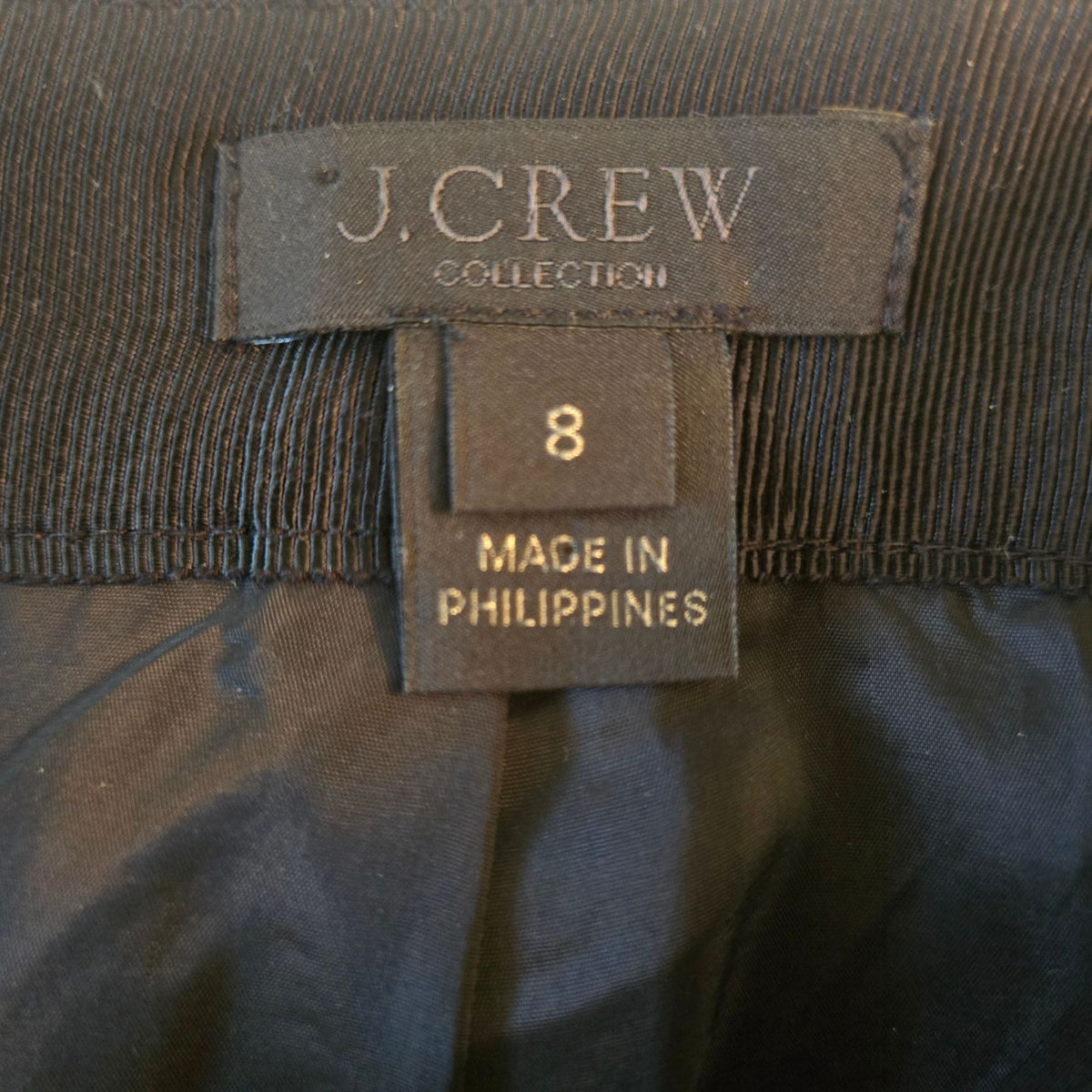 J. Crew Collection Mixed Media Linen Blend Knit Midi Skirt Size 8