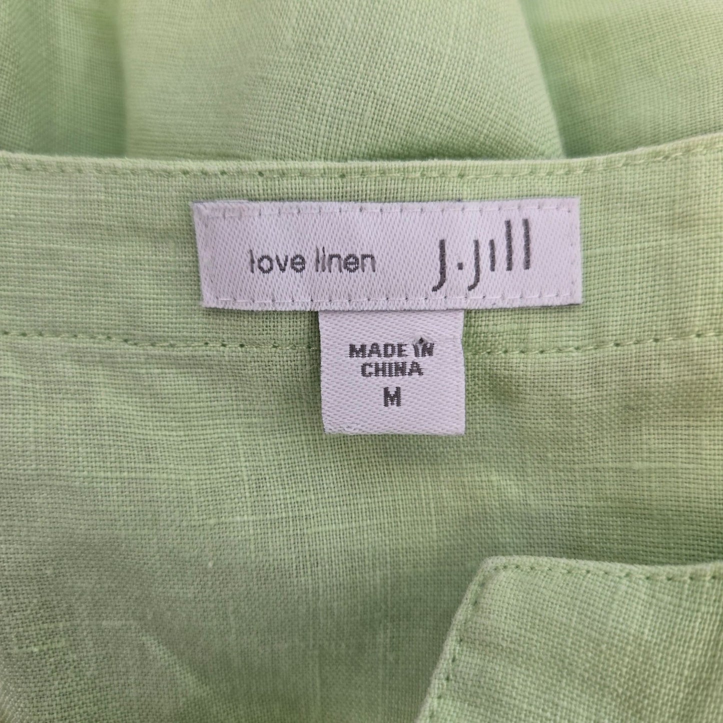 J. Jill Love Linen 100% Linen Sleeveless Mini Shift Dress or Tunic Size Medium