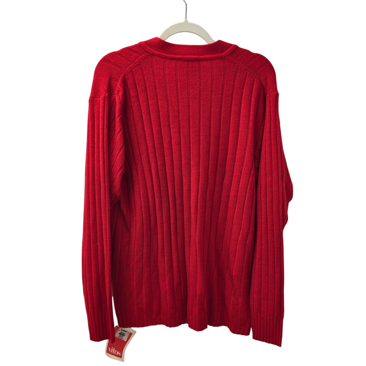 NWT Vitos Ribbed Cardigan Sweater Size 40/US Large