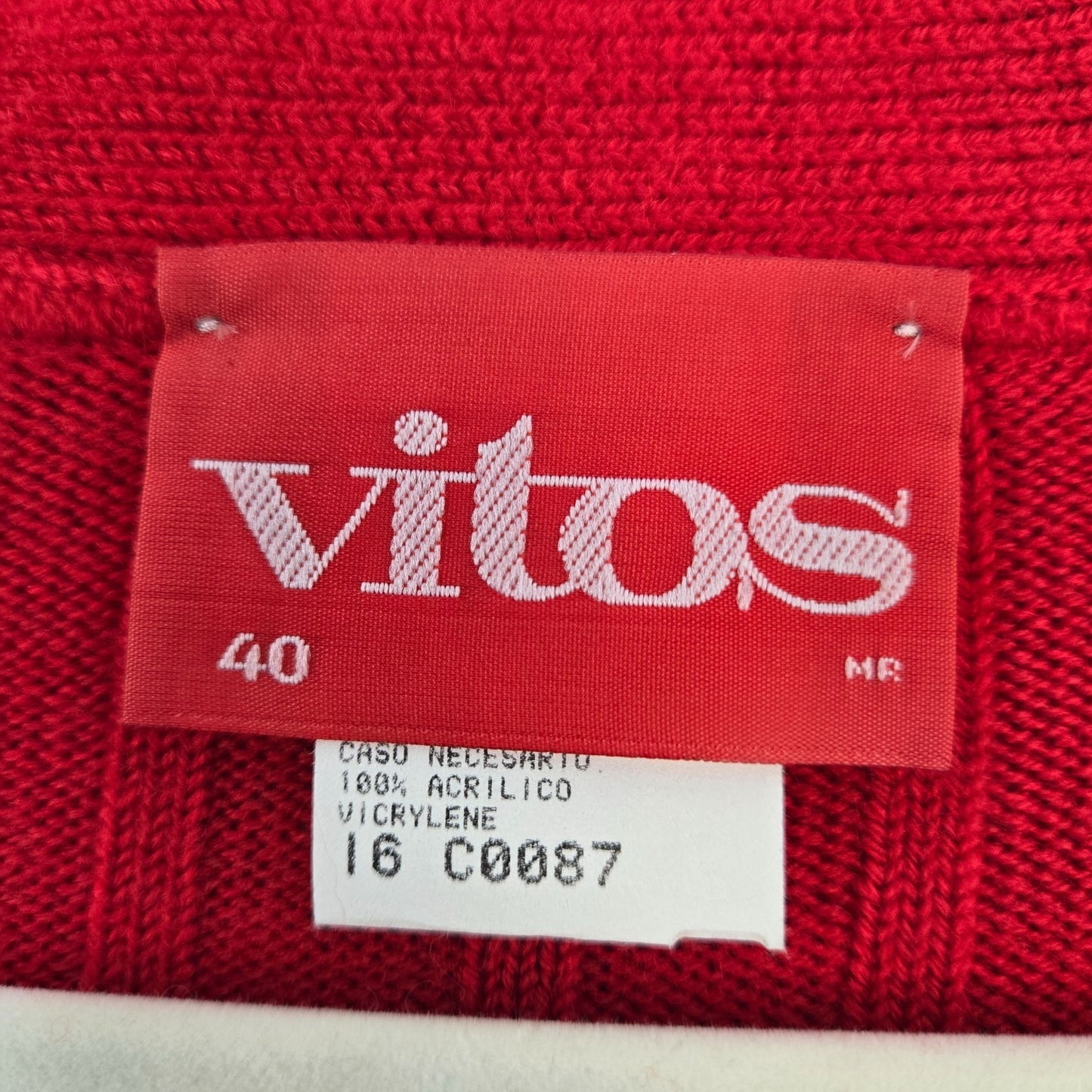 NWT Vitos Ribbed Cardigan Sweater Size 40/US Large