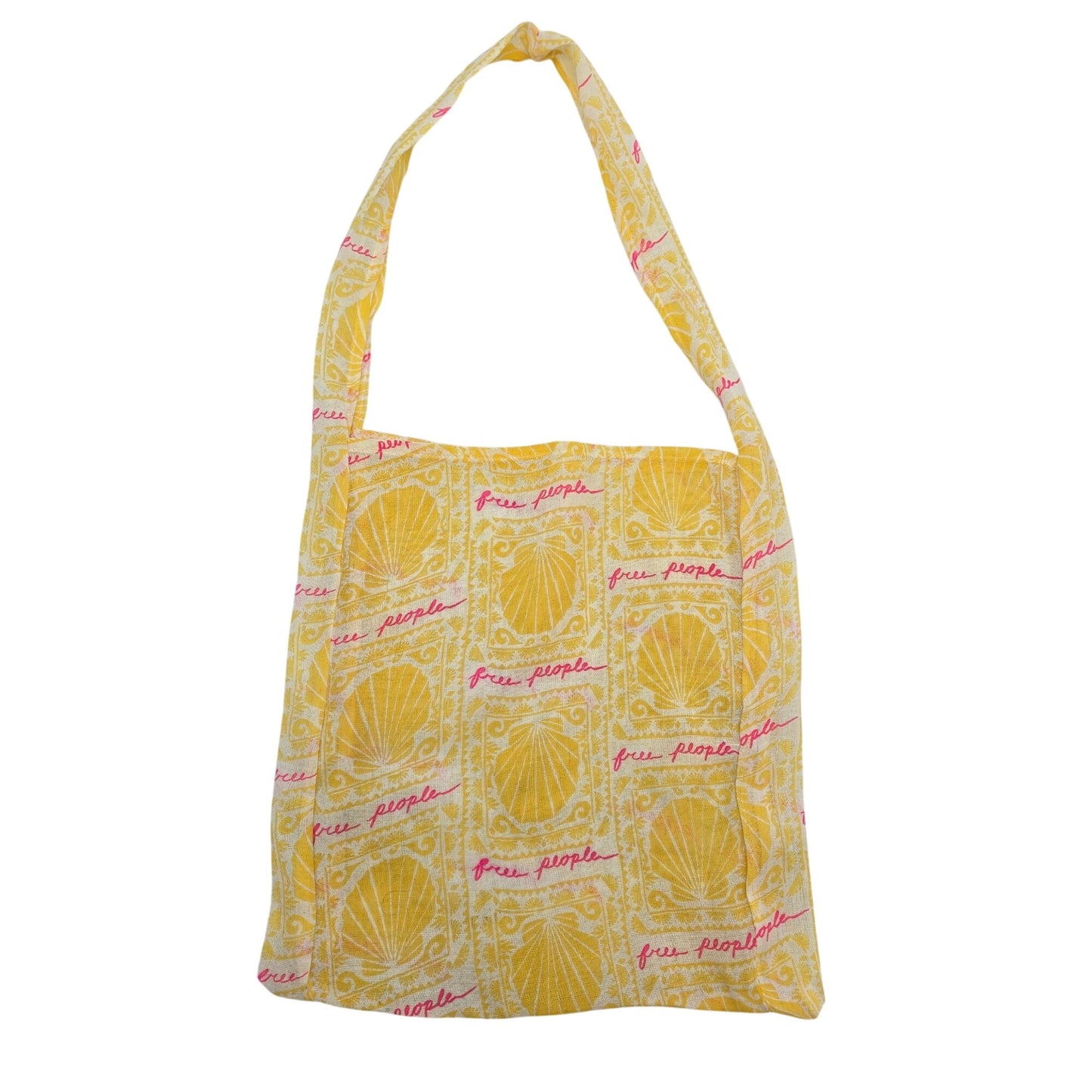 Free People Medium Shell Print Gauzy Sling Tote Bag
