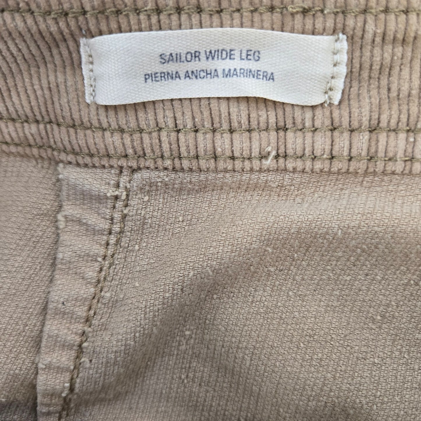 NWT Universal Thread High Rise Sailor Wide Leg Corduroy Pants Size 17