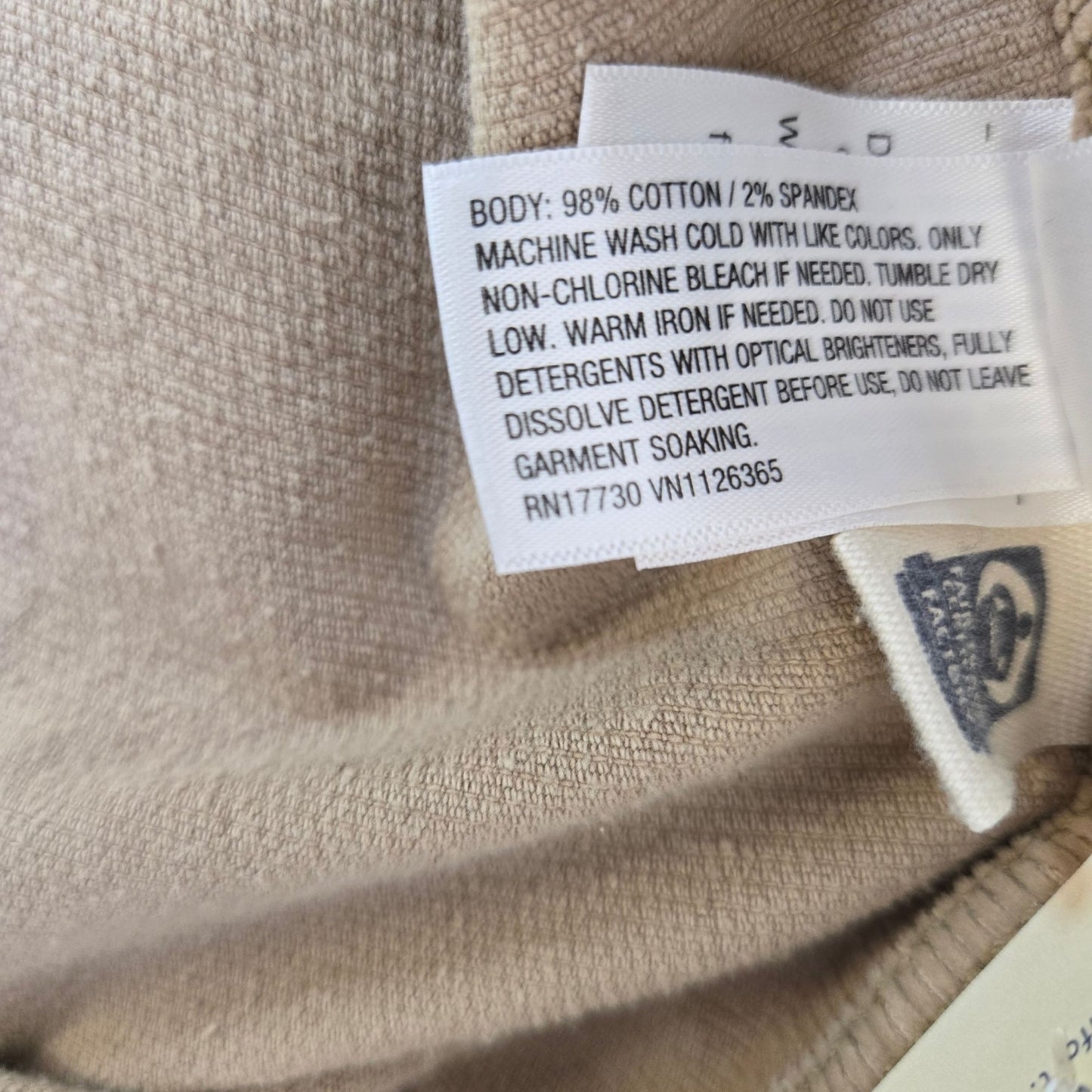 NWT Universal Thread High Rise Sailor Wide Leg Corduroy Pants Size 17