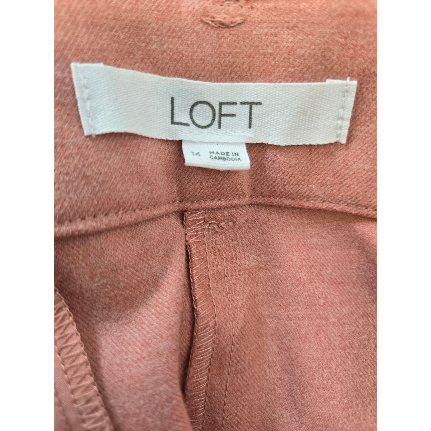 Loft The Peyton Bi-Stretch Wide Leg Super Soft Trouser Pants Size 14