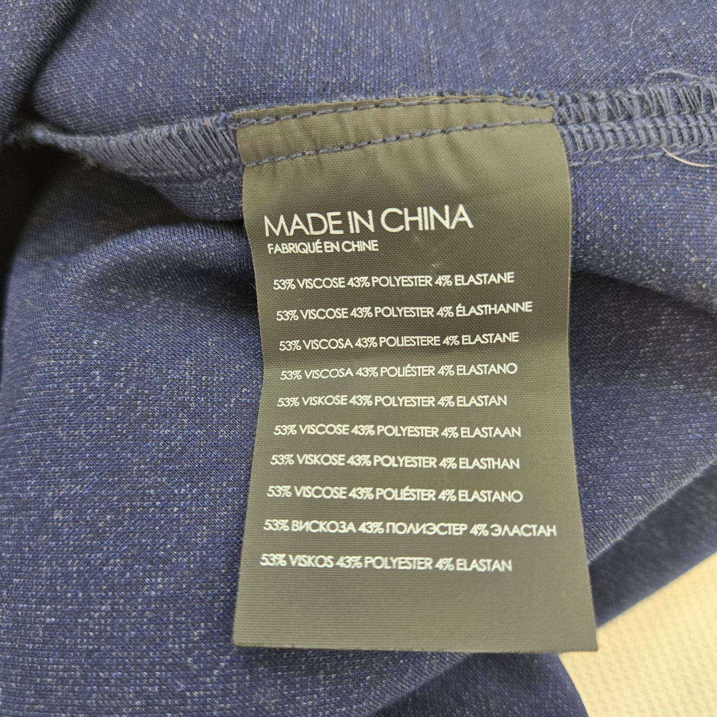 NWT Club Monaco Knit Shift Dress Robe in Blue Size XXS/XS