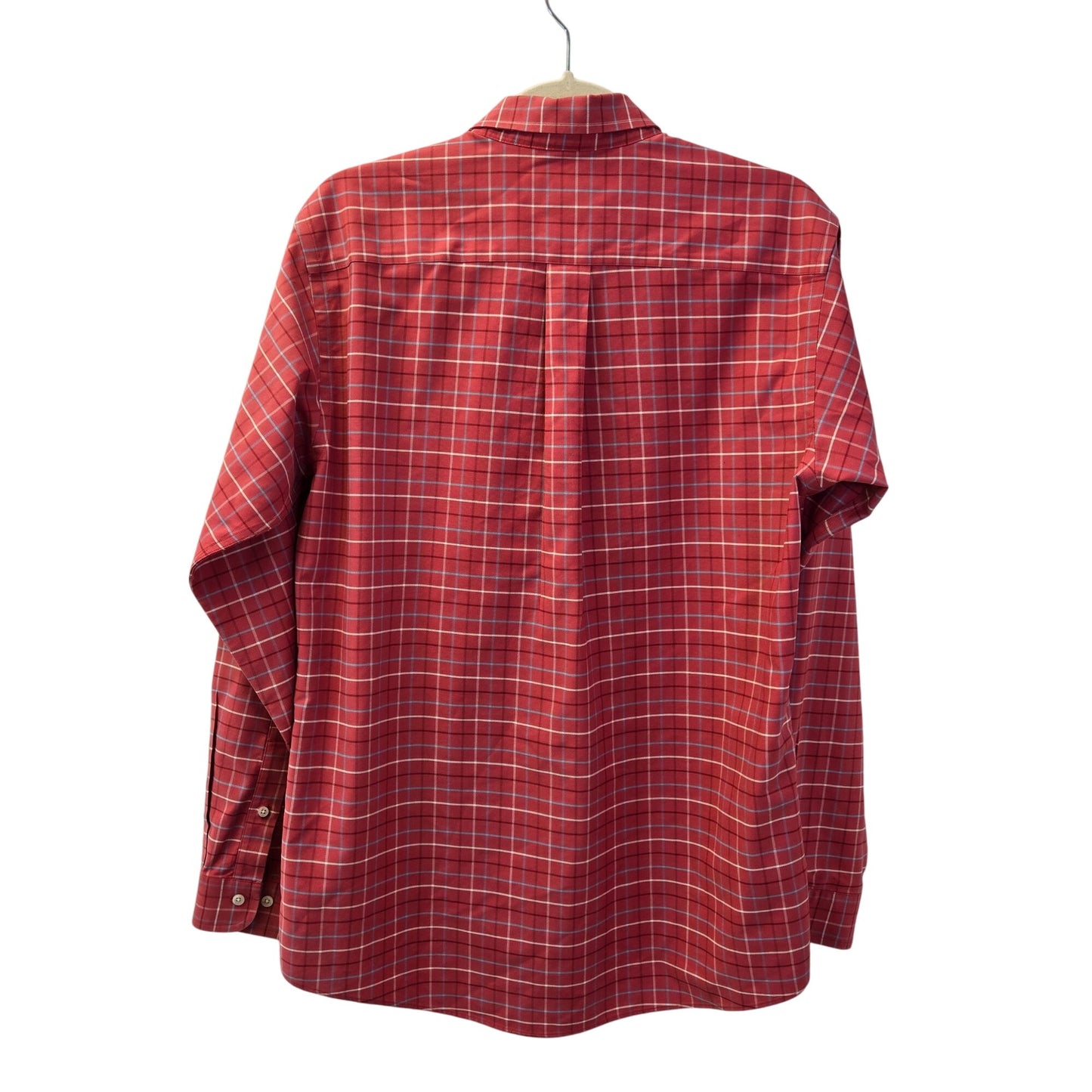 Brooks Brothers Supima Cotton Plaid Button Down Shirt Size XL