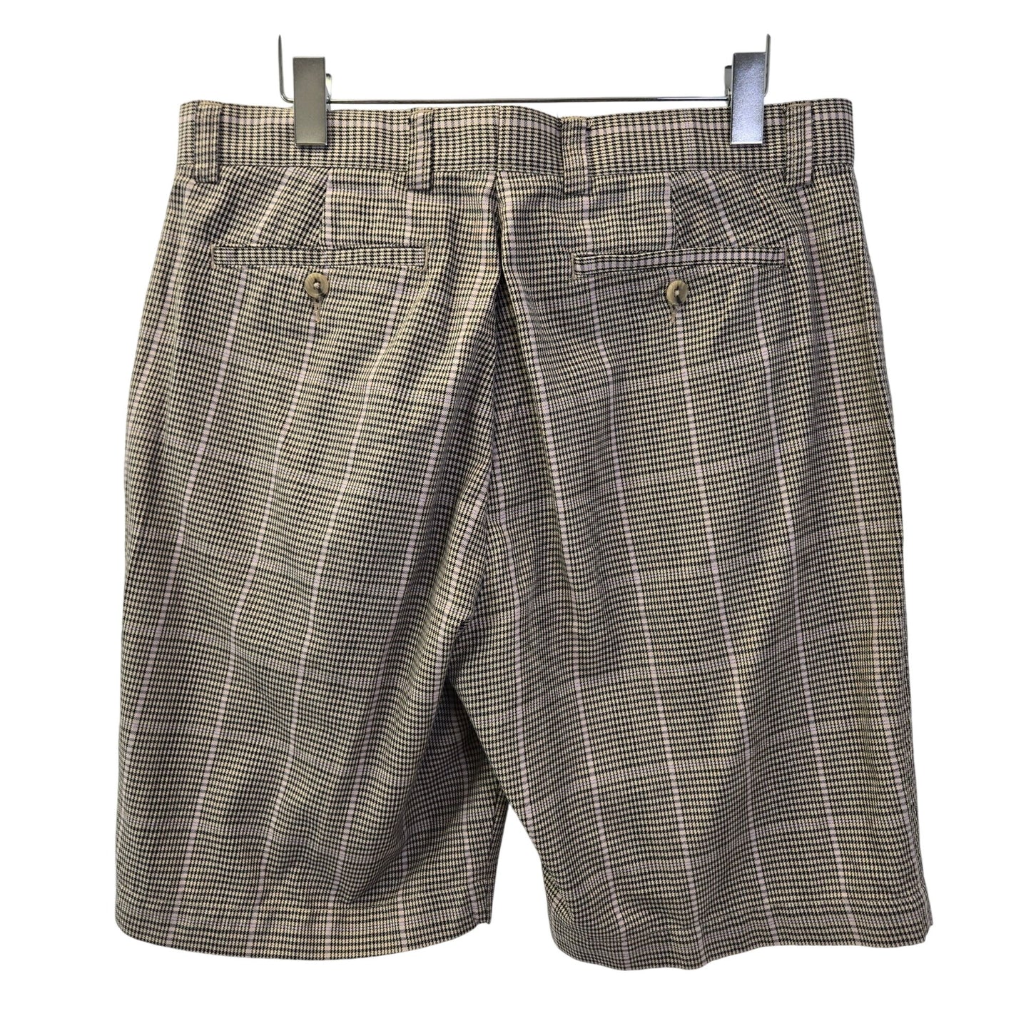 Cutter & Buck Glen Plaid 100% Cotton Shorts Size 34