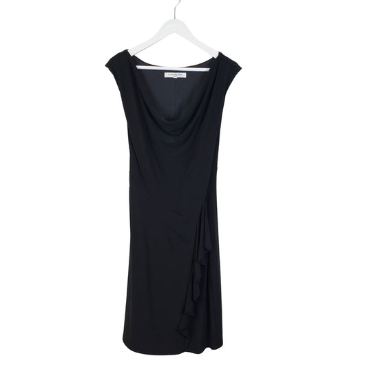 Evan-Picone Cascading Ruffle Cocktail Dress Size S (est)