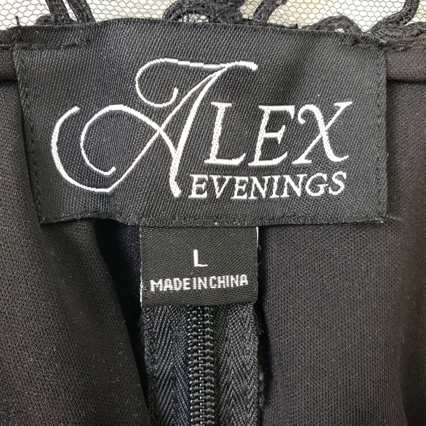 Alex Evenings Floral Embroidered Special Occasion Top Size Large