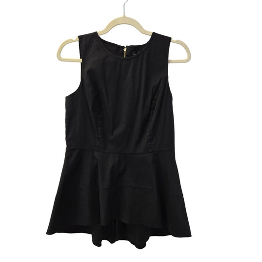 White House Black Market Sleeveless Peplum top Size 8