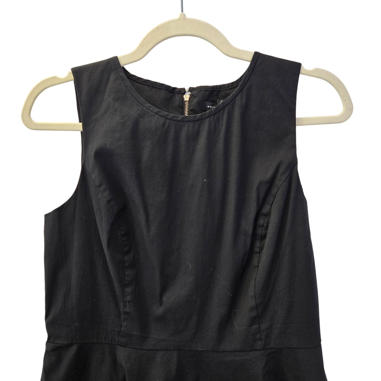 White House Black Market Sleeveless Peplum top Size 8