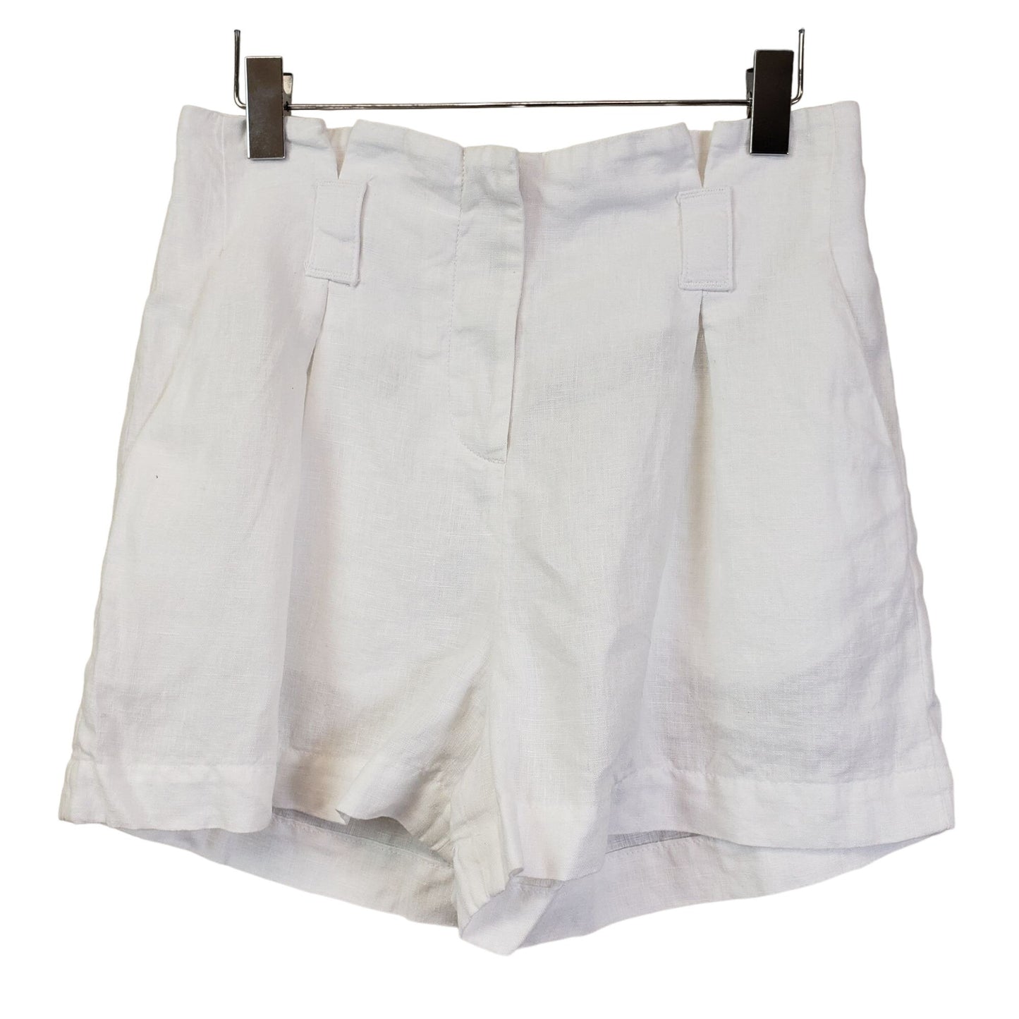 NWT L'Agence Hillary High Waisted Linen Shorts Size 25 *Missing Belt*