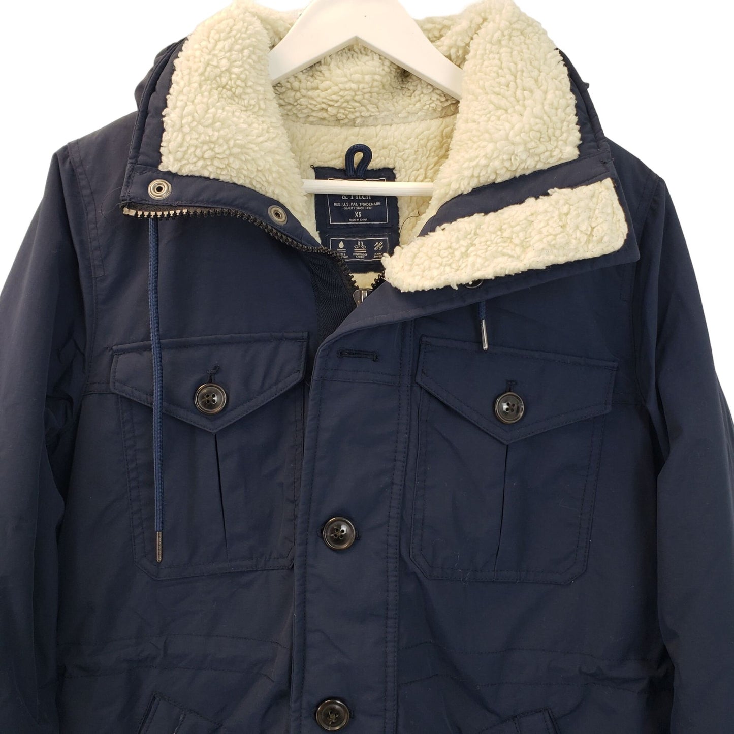 Abercrombie & Fitch Trekking Hooded Parka Jacket Coat Size XS