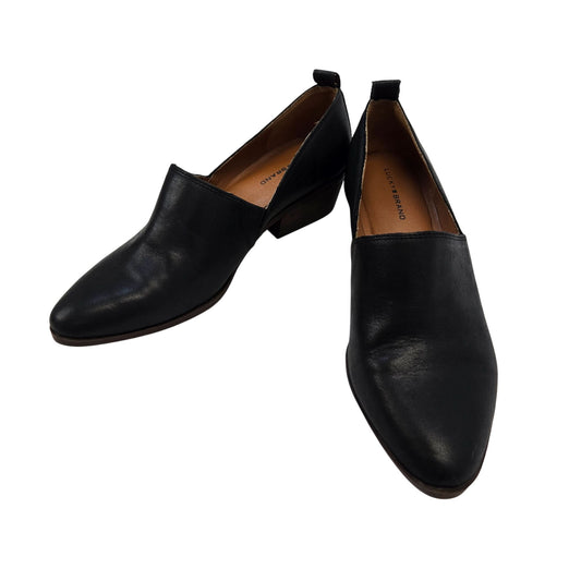 Lucky Brand Morriah Leather Slip On Heeled Loafer Shoes Size 7.5