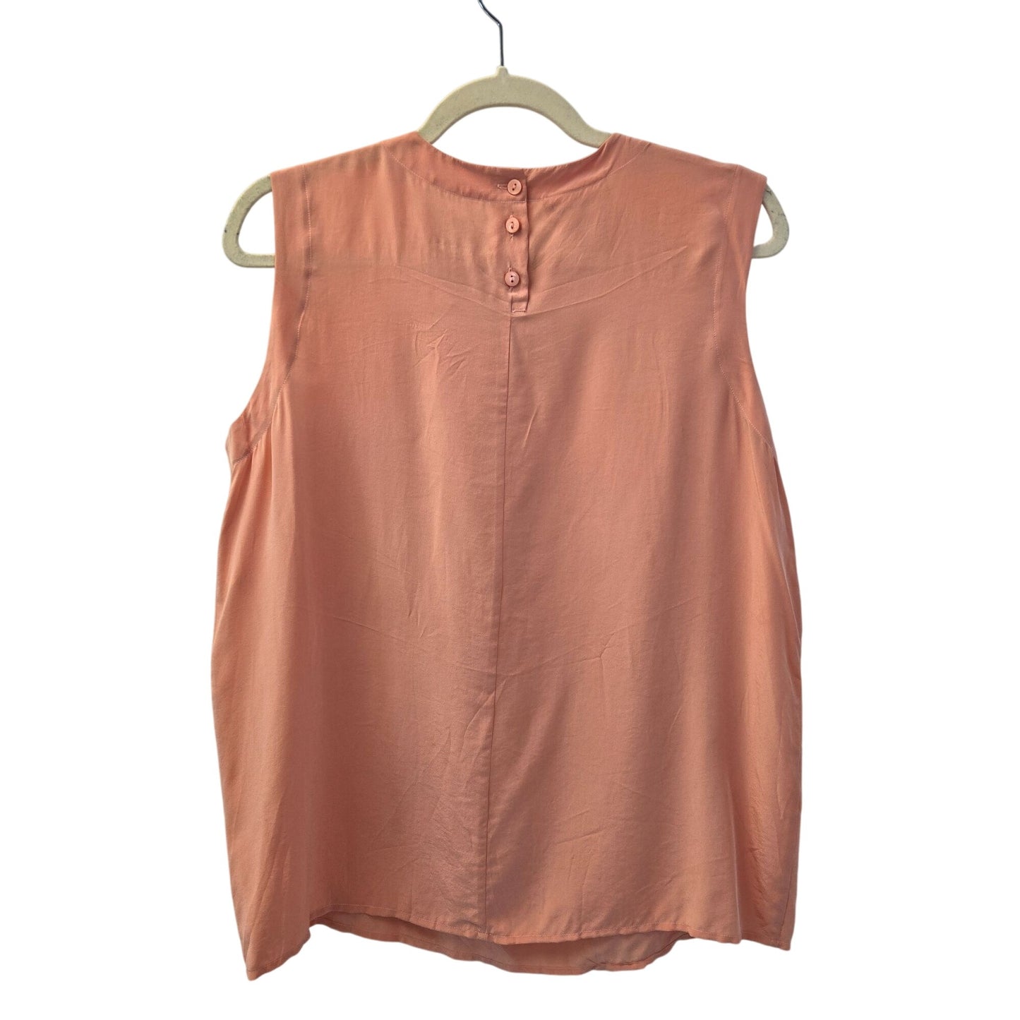 Talbots 100% Silk Sleeveless Blouse Size 14