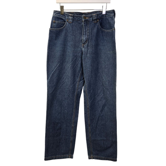 Duluth Trading Company Relaxed Straight Leg Carpenter Style Jeans Size 12