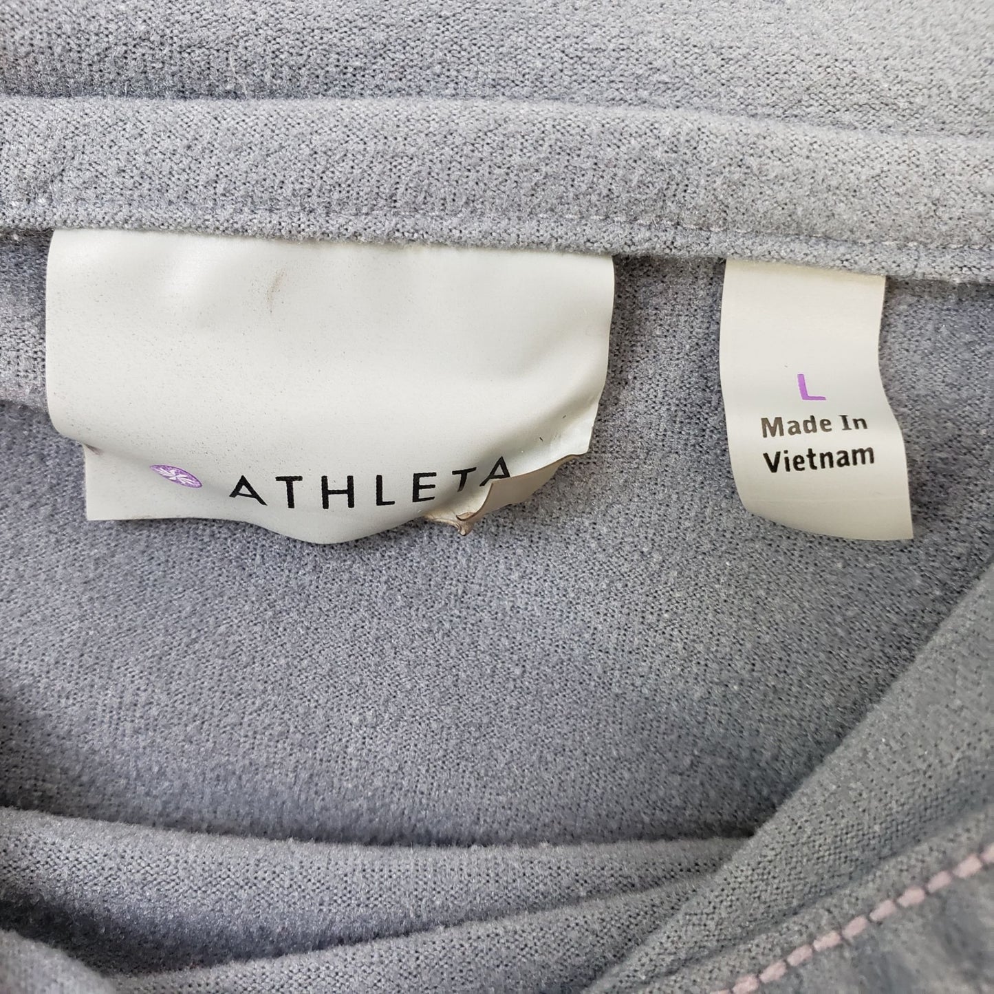 Athleta Hooded Pullover Fitted Activewear Jacket Size Large