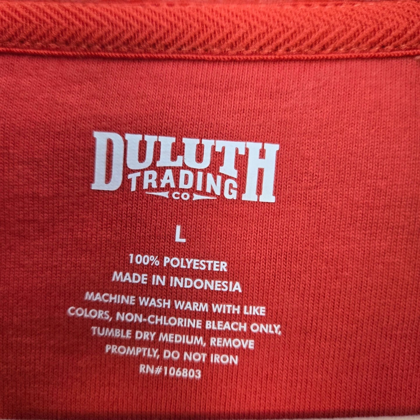 Duluth Trading Company Quarter Snap Fleece Jacket Size Large