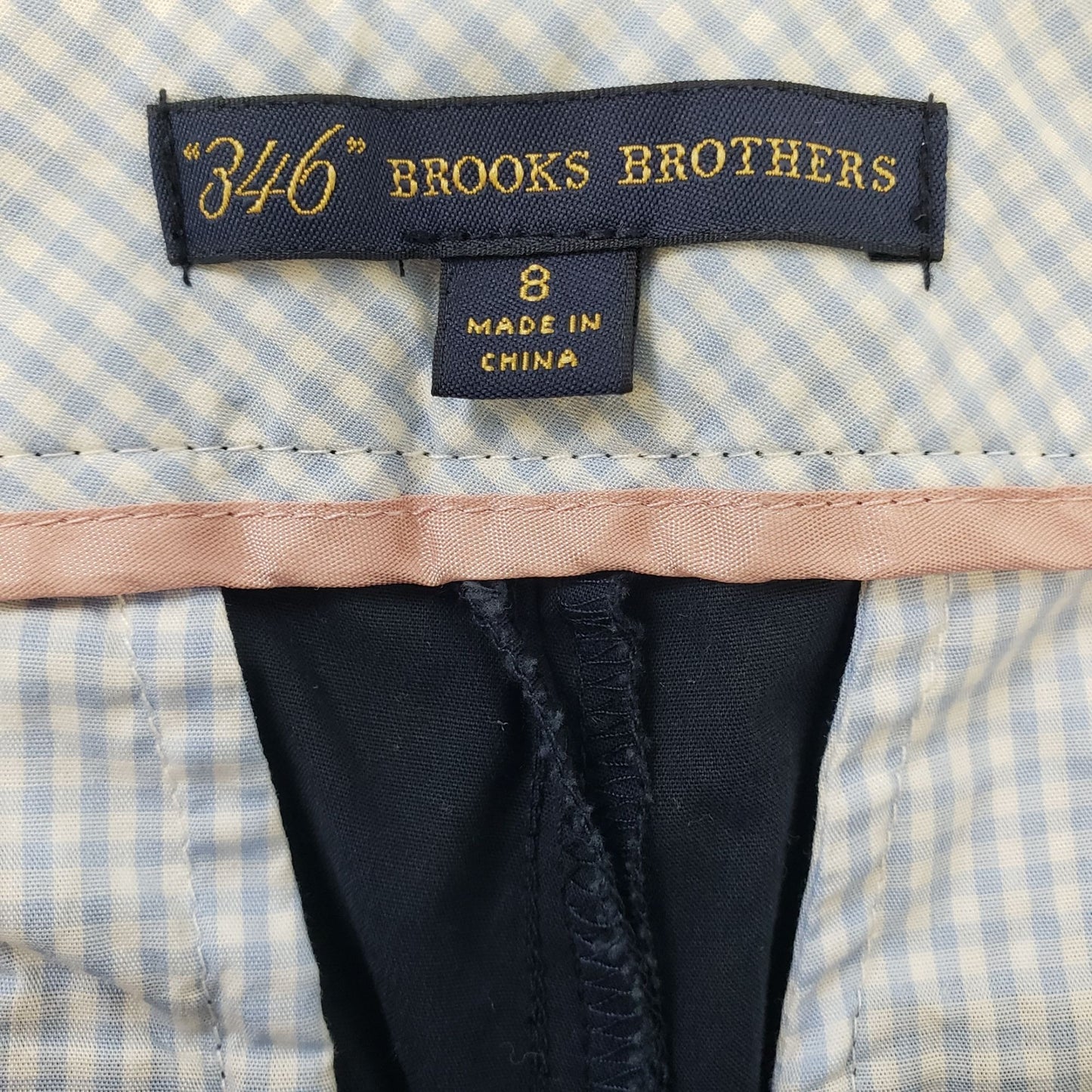 Brooks Brothers "346" Embroidered Whale Print Chino Shorts Size 8