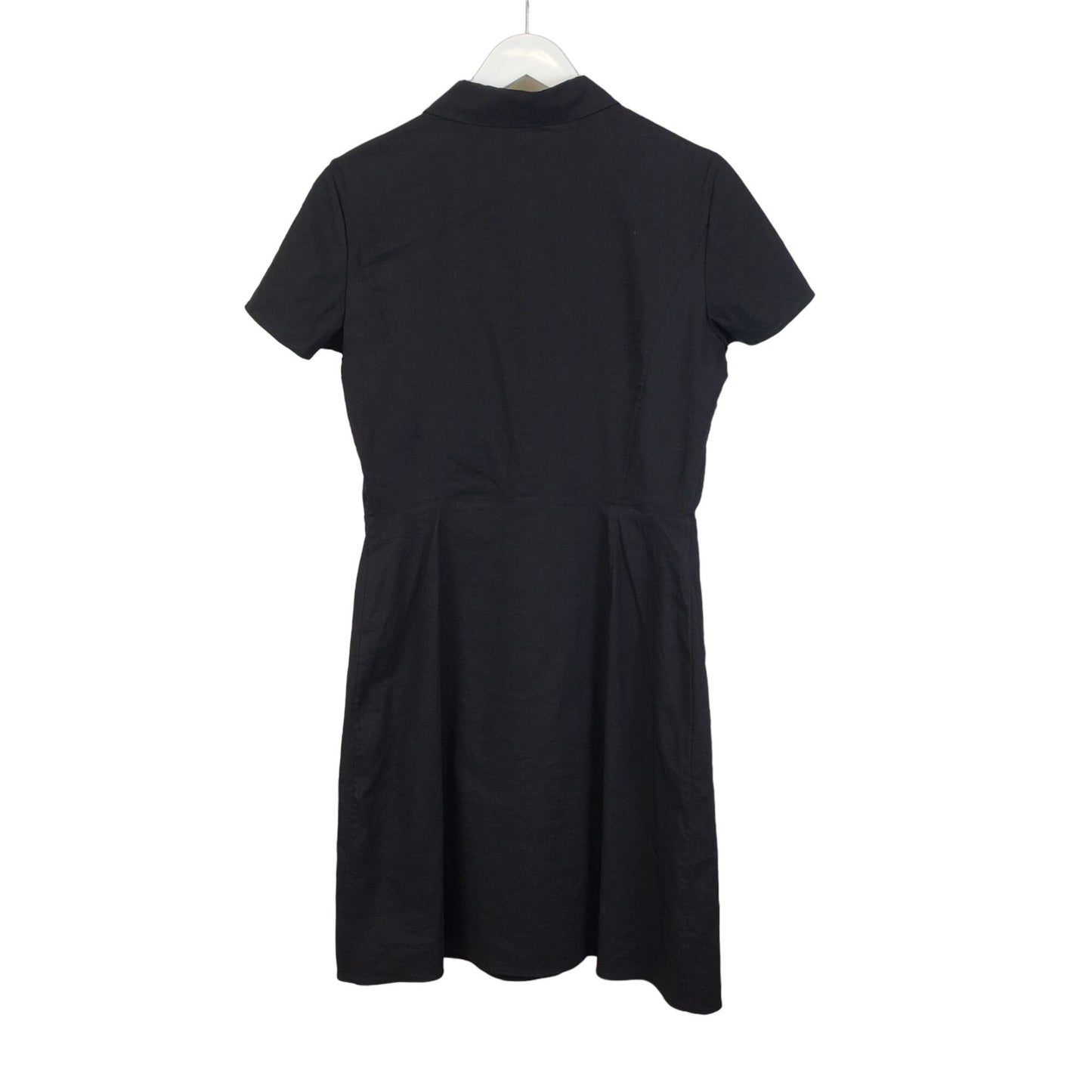 Theory SS BD Eco Crunch Linen Blend Shirt Dress Size 8