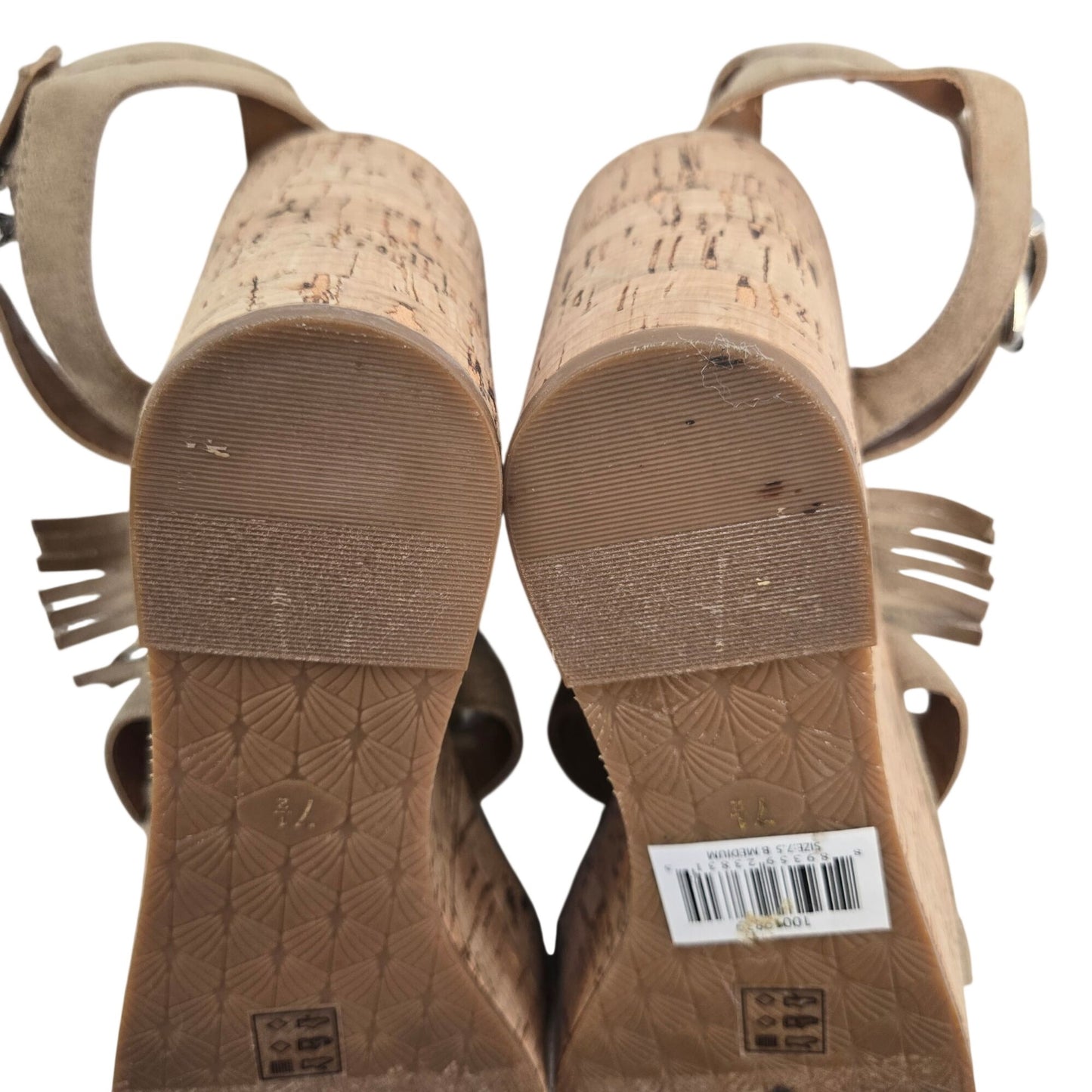 Ariat Unbridled Lolita Wedge Beaded Sandals Size 7.5