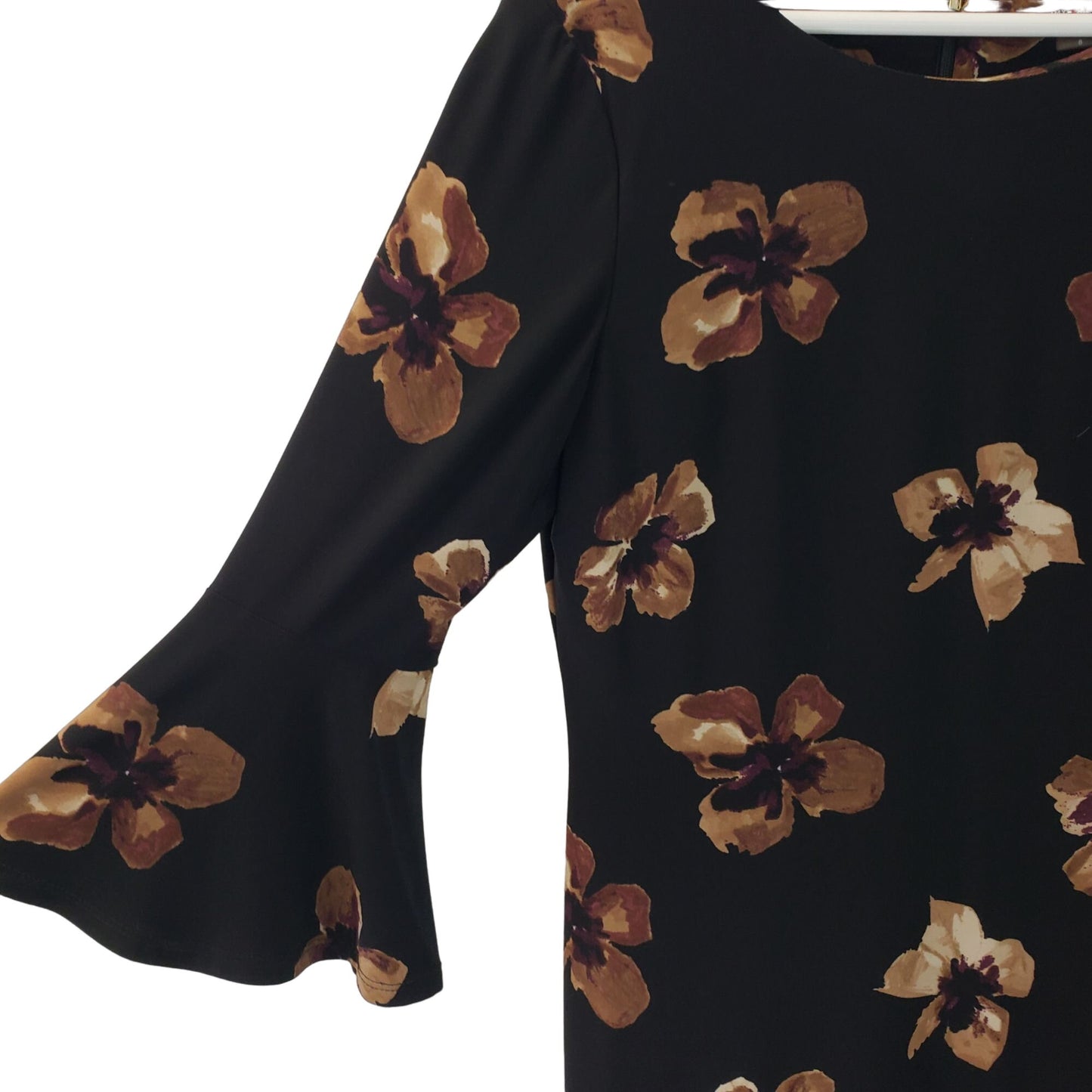 Tommy Hilfiger Floral Bell Sleeve Mini Dress Size 8