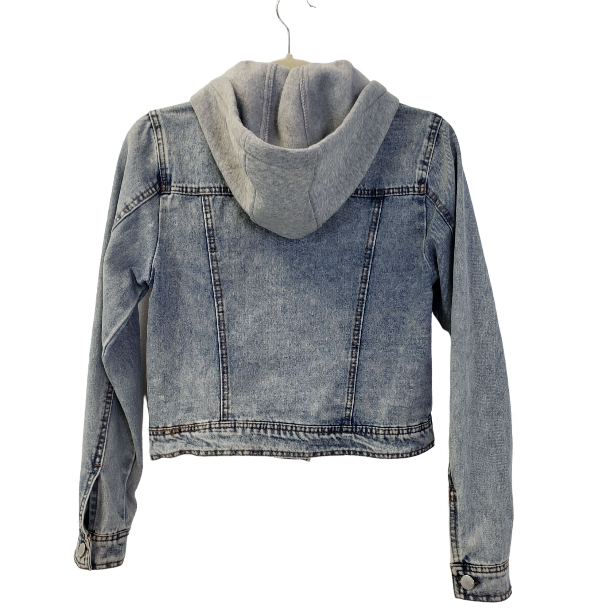 Ci sono denim jacket with hood best sale