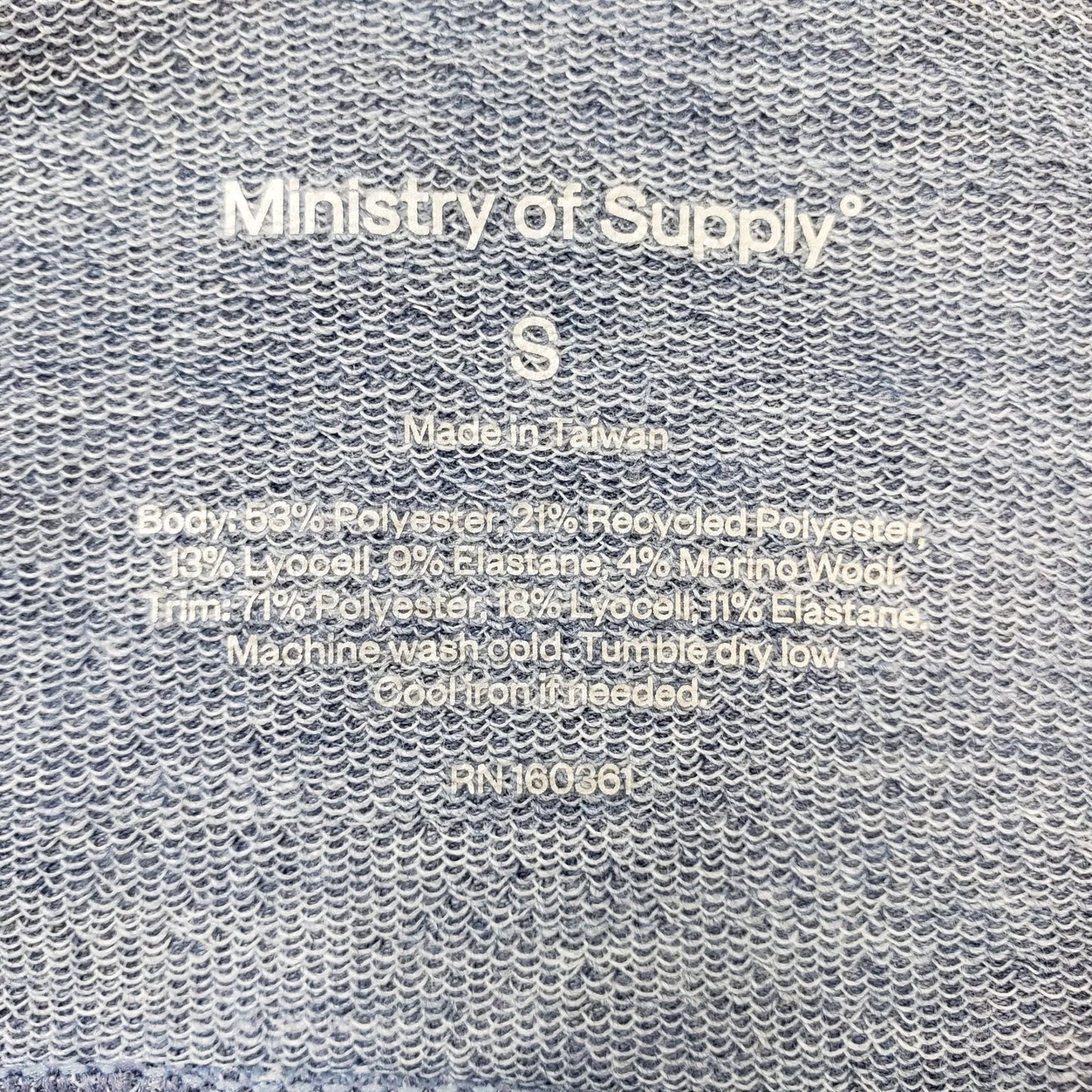 NWT Ministry of Supply Oversized Fusion Terry Cardigan Sweatshirt Size Small (2)