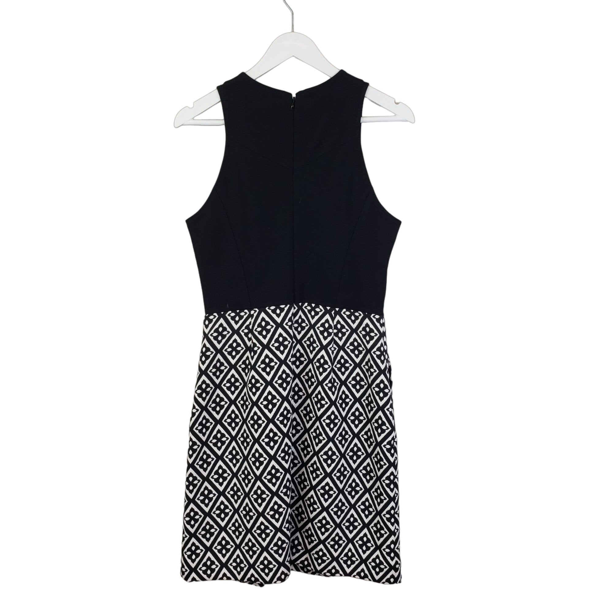 WHBM outlet Sleeveless Jacquard Fit-And-Flare Dress 14