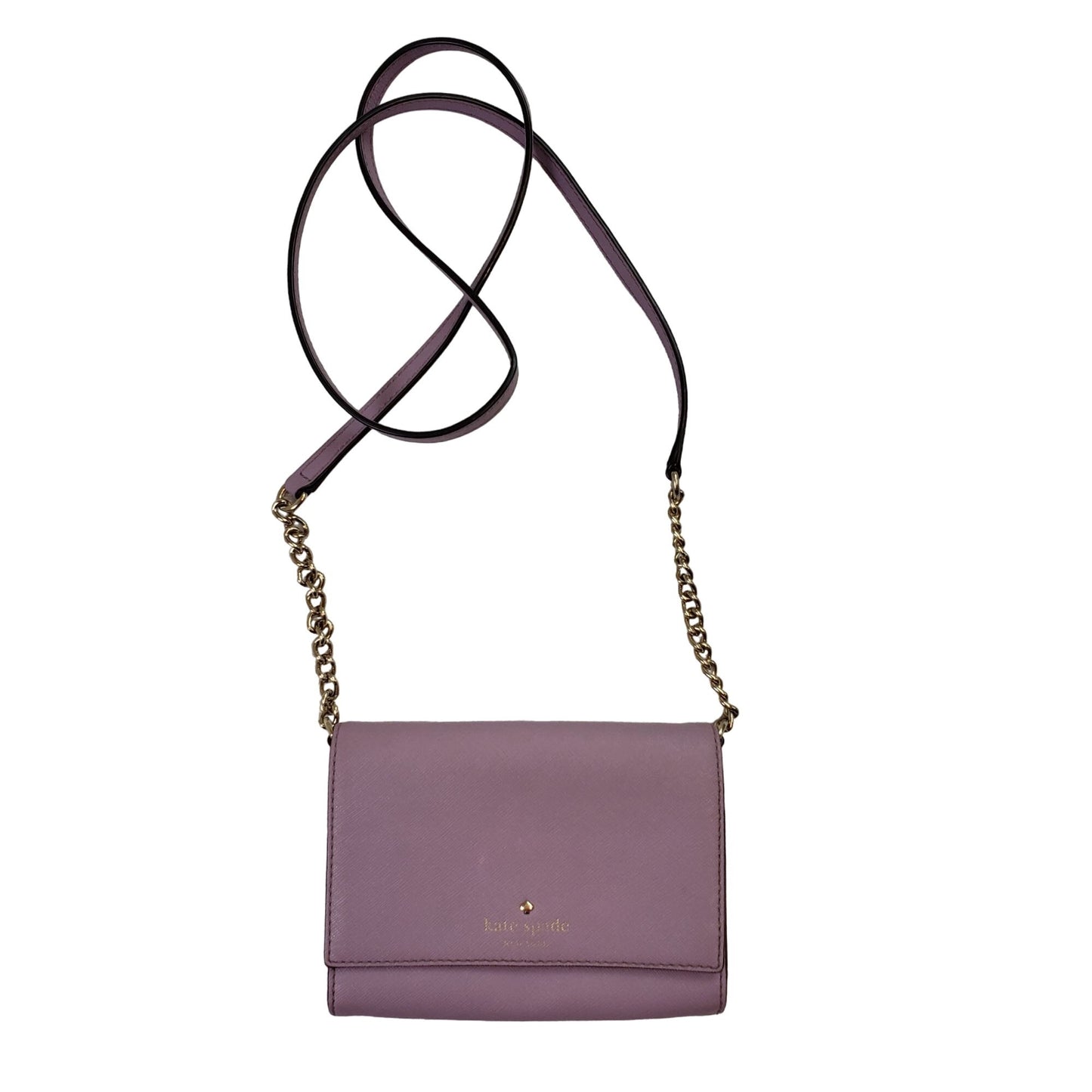 Kate Spade Pink Saffiano Leather Crossbody Bag