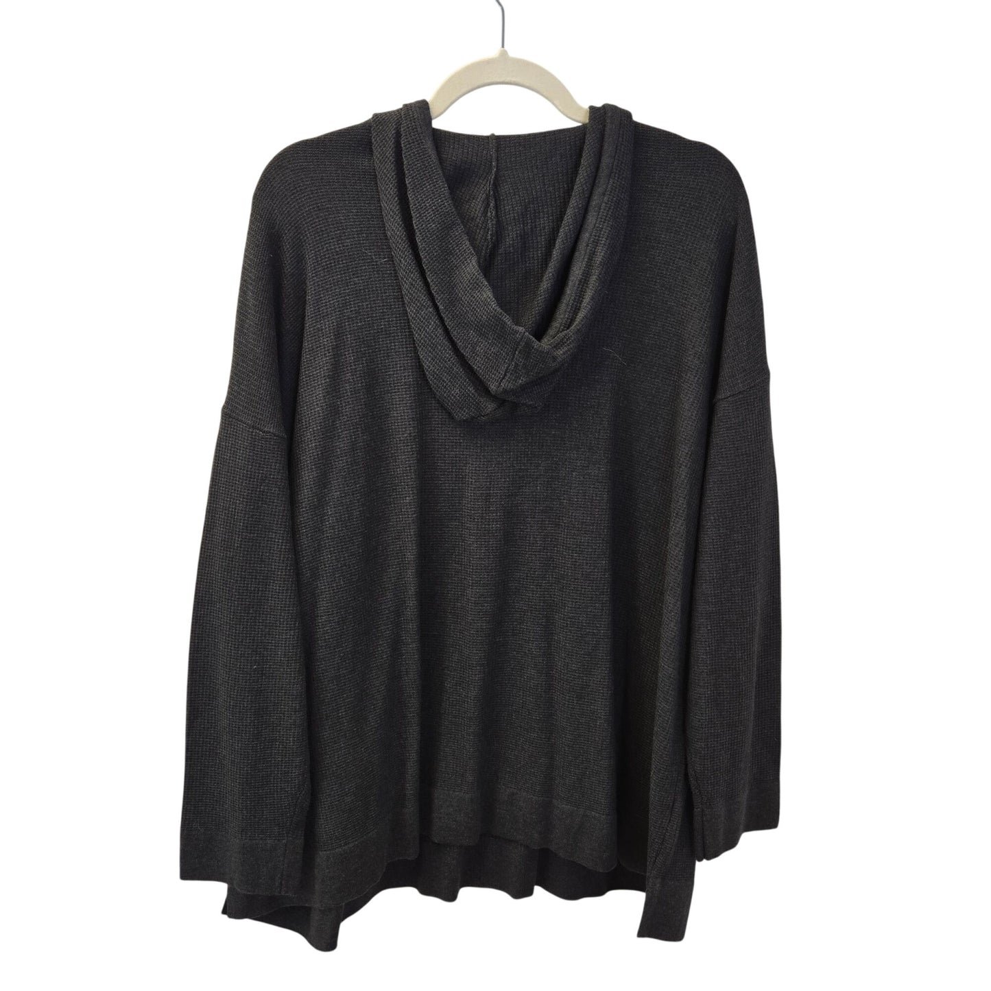 NWT J. Jill Pure Jill Cotton Blend Hooded Waffle Knit Top Size 2X