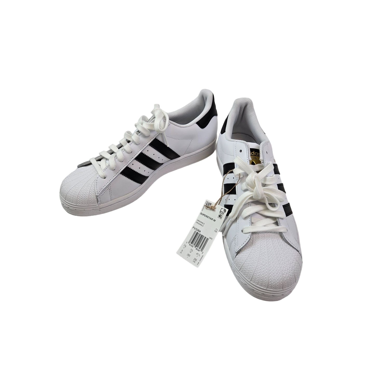 NWT Adidas Originals Coated Leather Superstar Sneakers Size 7.5