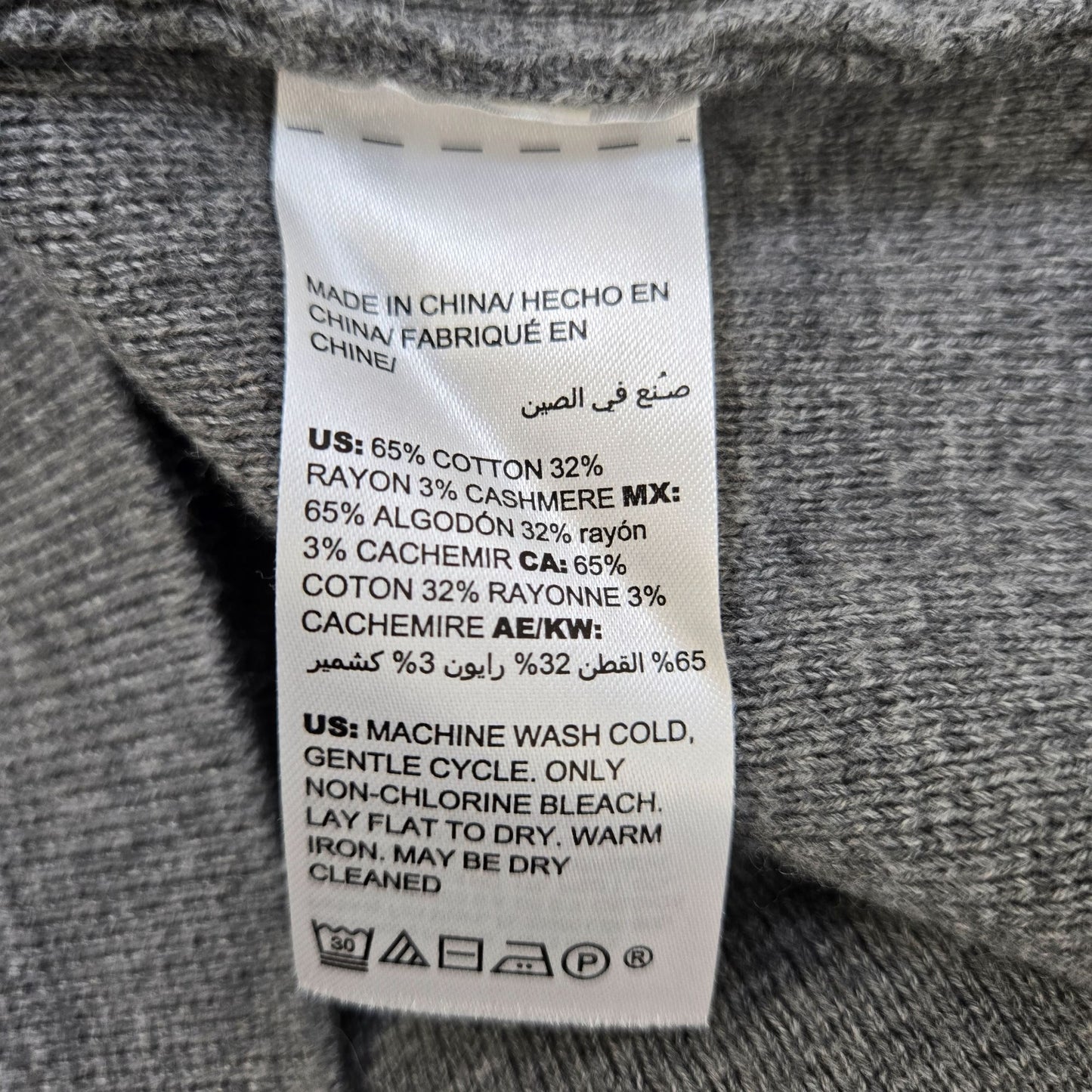 Chico's Zenergy Cashmere Blend Crewneck Sweater Size Chico's 2/Large